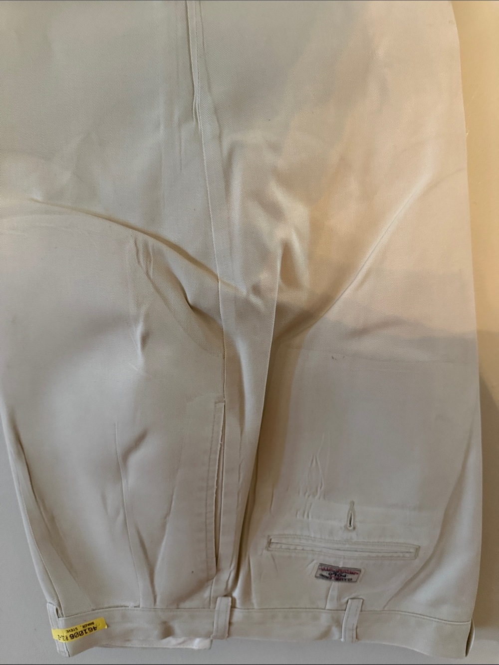 Polo by Ralph Lauren Cream Chinos - Straight Leg